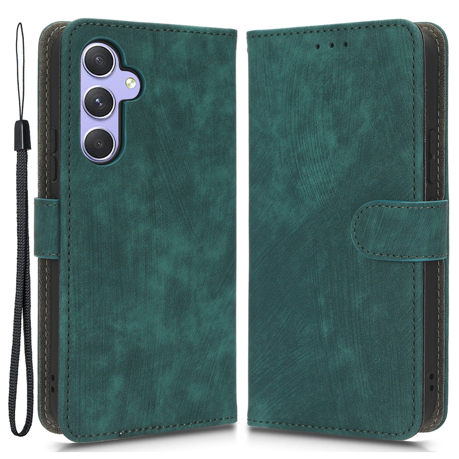 For Samsung Galaxy A54 5G RFID Blocking Wallet Case PU Leather Stand Magnetic Phone Cover with Strap For Samsung Galaxy A54 5G RFID Blocking Wallet Case PU Leather Stand Magnetic Phone Cover with Strap